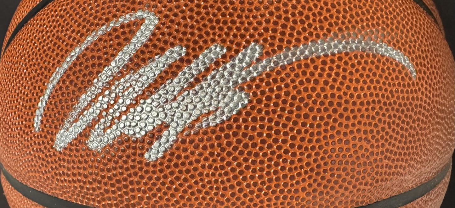 Victor Wembanyama Signed Wilson I/O Basketball Spurs ROYrookie Auto Fanatics COA
