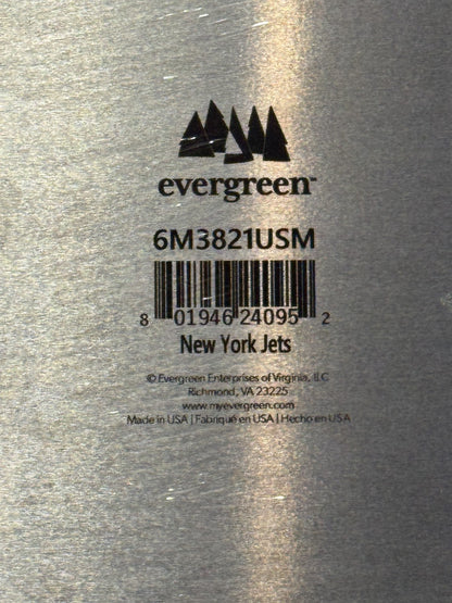 New York Jets 12x16 Evergreen Metal Sign Sealed NFL Licensed Made in USA