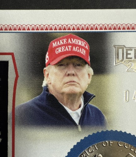 Decision 2024 Donald Trump Pieces of America Foil Stamp & U.S Quarter MAGA Mint