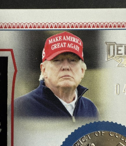 Decision 2024 Donald Trump Pieces of America Foil Stamp & U.S Quarter MAGA Mint