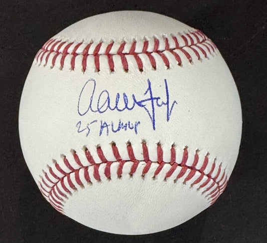Aaron Judge NY Yankees Signed Official MLB Baseball 25 AL MVP Auto Fanatics COA