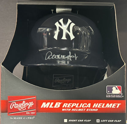 Aaron Judge Signed Rawlings Replica Full Size Helmet Yankees Auto Fanatics COA