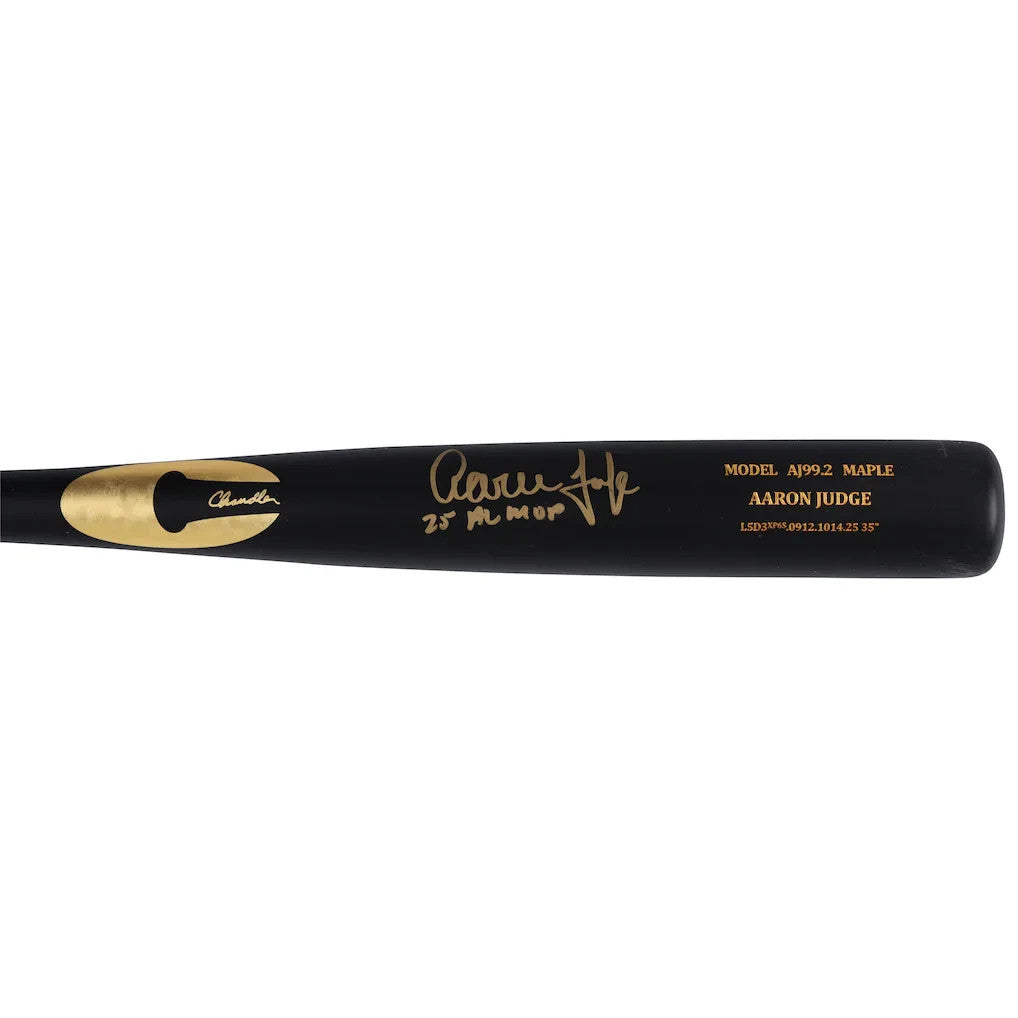 Aaron Judge Yankees Signed Chandler Game Model Bat  25 AL MVP Auto Fanatics COA