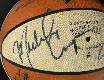 LA Sparks 2001 Team Signed Champion WNBA Basketball Lisa Leslie Auto W/Photo Coa
