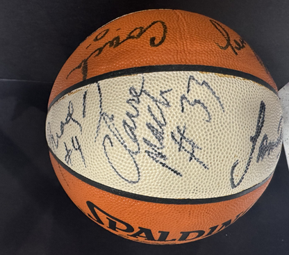 LA Sparks 2001 Team Signed Champion WNBA Basketball Lisa Leslie Auto W/Photo Coa