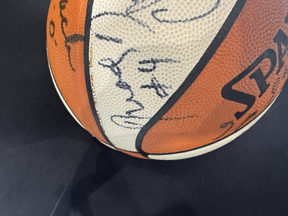 LA Sparks 2001 Team Signed Champion WNBA Basketball Lisa Leslie Auto W/Photo Coa