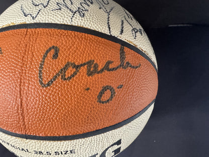 LA Sparks 2001 Team Signed Champion WNBA Basketball Lisa Leslie Auto W/Photo Coa