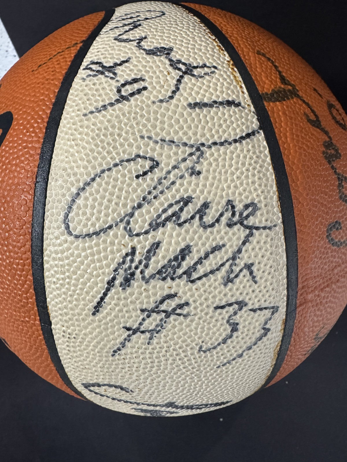 LA Sparks 2001 Team Signed Champion WNBA Basketball Lisa Leslie Auto W/Photo Coa