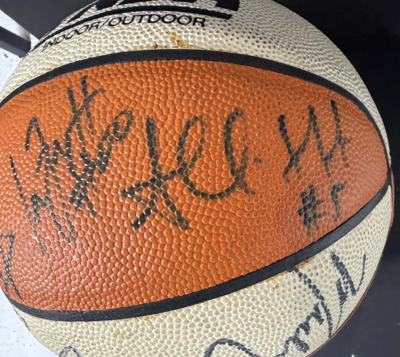 LA Sparks 2001 Team Signed Champion WNBA Basketball Lisa Leslie Auto W/Photo Coa