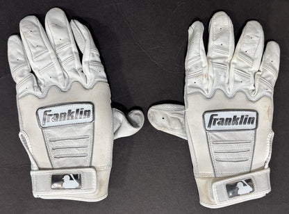Ben Rice Signed Franklin Game Used Batting Gloves Grand Slam Yankees Auto CX COA