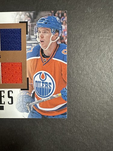 2015-16 Connor McDavid Rookie Upper Deck Portfolio Profiles 6 Jersey Patch Rc