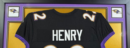 Derrick Henry Signed Jersey #22 Baltimore Ravens Mint Auto PSA COA