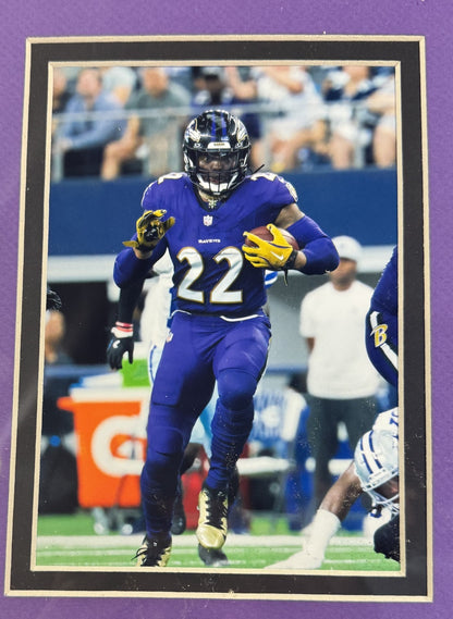 Derrick Henry Signed Jersey #22 Baltimore Ravens Mint Auto PSA COA