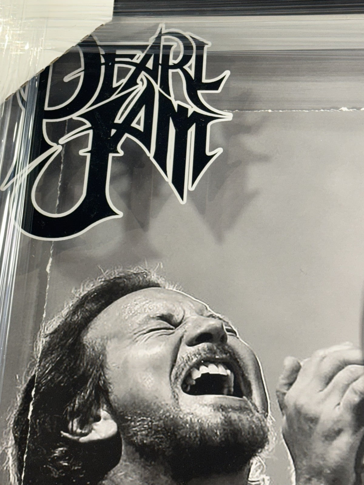 Pearl Jam Ten 3D Framed Photo Platinum Record Album Eddie Vedder Facsimile Auto