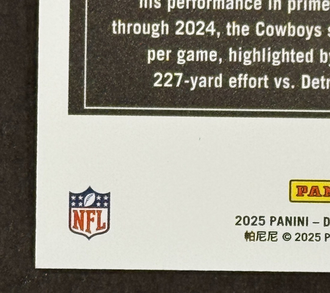 2025 Panini Donruss Football Ceedee Lamb Downtown Dallas Cowboys #9 SSP