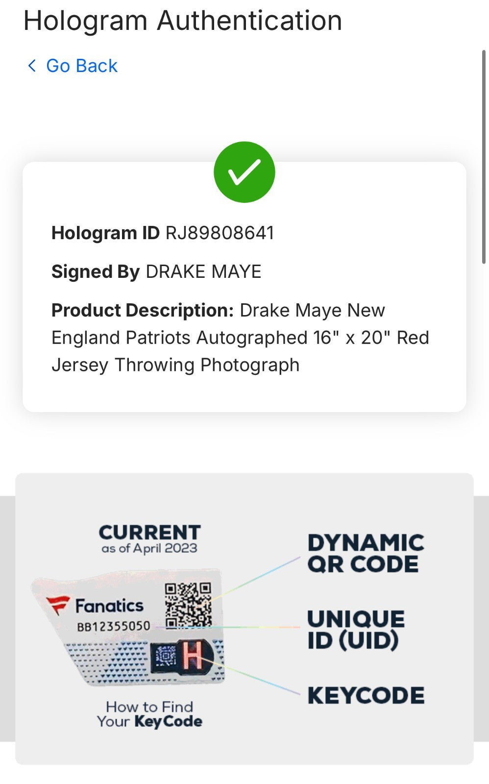 Drake Maye Signed 16x20 Framed Photo W/ Patriots Coin Auto Fanatics COA