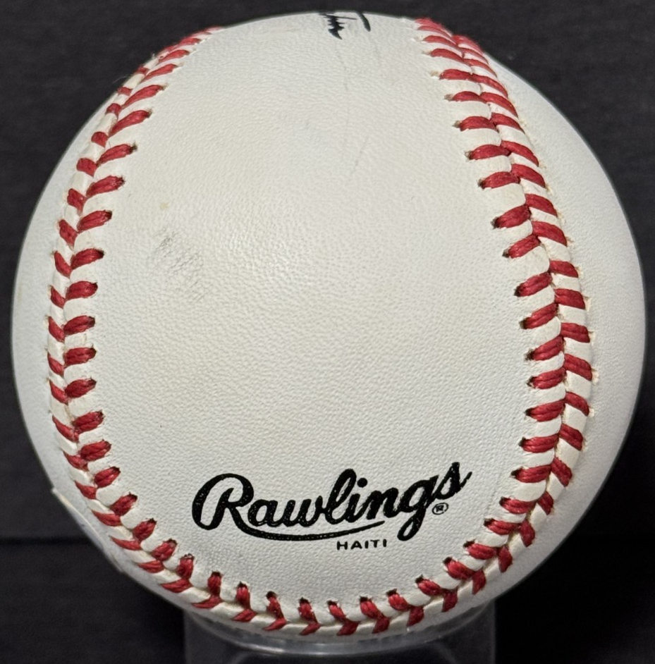 Leo Durocher Signed Official N.L Baseball Brooklyn Dodgers Giants HOF Auto Jsa