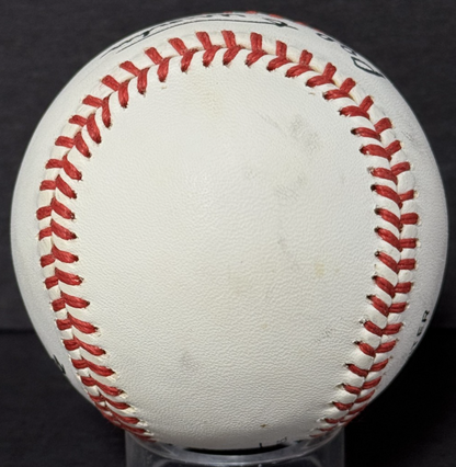 Leo Durocher Signed Official N.L Baseball Brooklyn Dodgers Giants HOF Auto Jsa