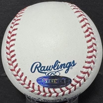Andre Dawson Cubs Signed Official Baseball HOF 2010 Auto MLB Holo & Steiner COA