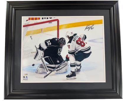 Kirill Kaprizov Signed 16x20 Framed Photo 1st NHL Goal Wild Auto Fanatics COA