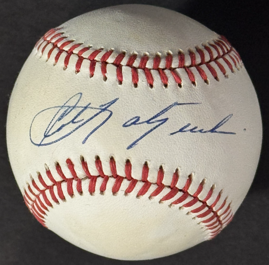 Carl Yastrzemski Signed Official AL Baseball Boston Red Sox HOF Auto PSA COA