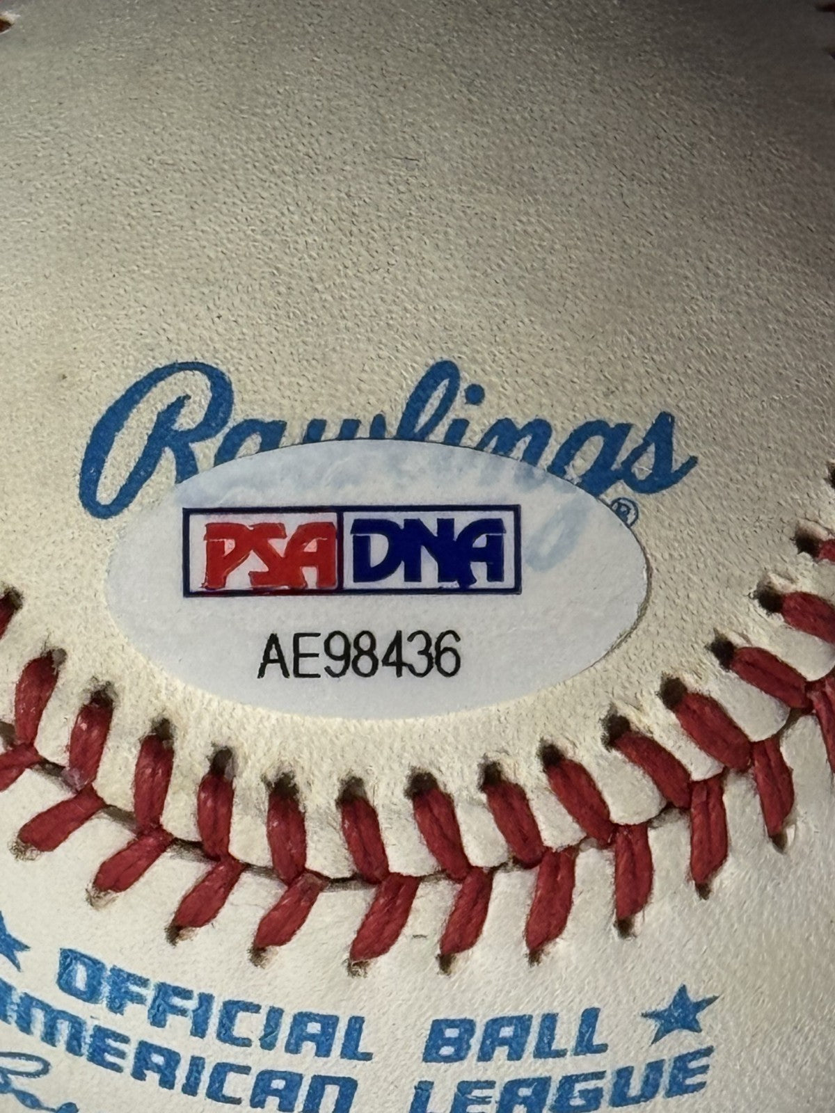 Carl Yastrzemski Signed Official AL Baseball Boston Red Sox HOF Auto PSA COA