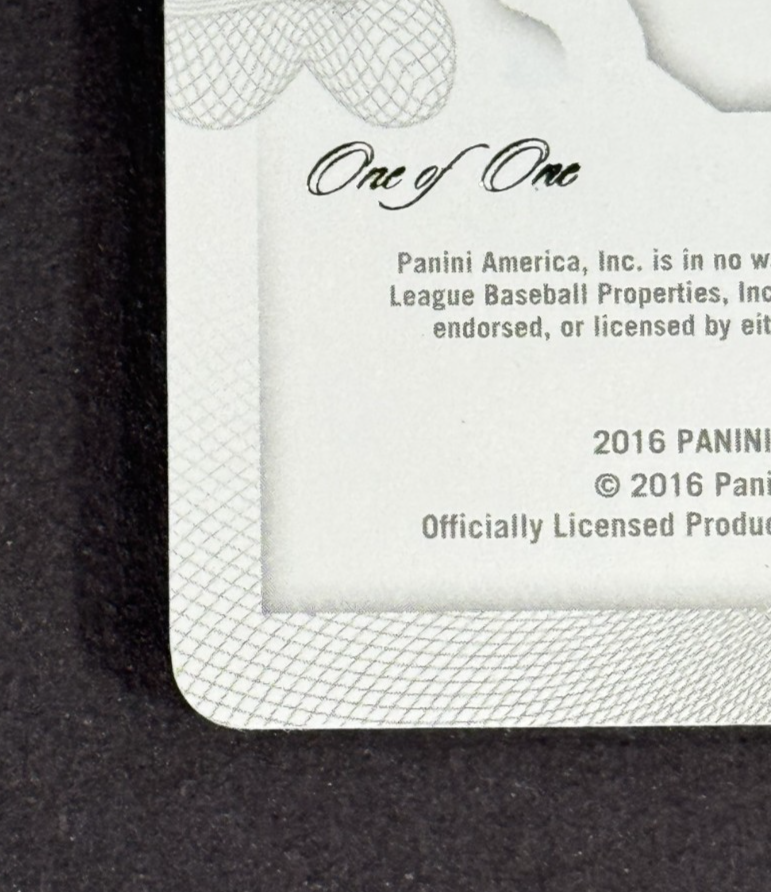 2016 Panini National Treasures Elias Diaz RPA One Of One Printing Plate Pirates