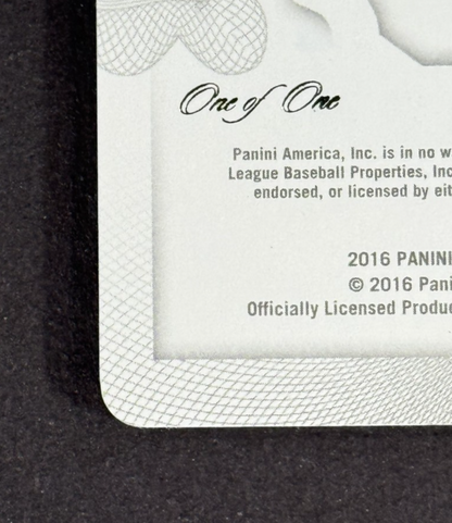 2016 Panini National Treasures Elias Diaz RPA One Of One Printing Plate Pirates