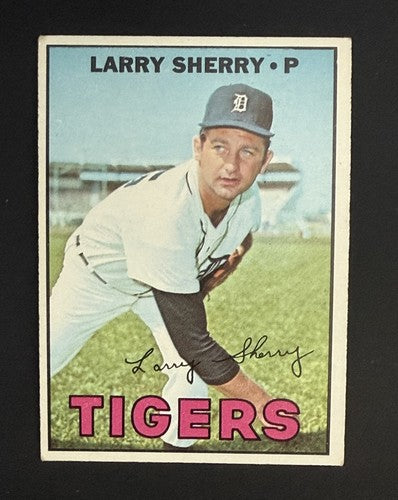 1967 Topps #571 Larry Sherry High # Detroit Tigers Ex Nice Card