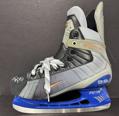 Wayne Gretzky SIGNED Nike Skates /99 IN Case Edmonton Oilers Heritage Auto WGA