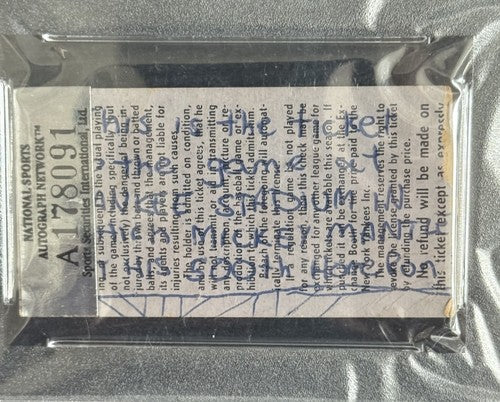 Mickey Mantle Yankees 500 HR Ticket Stub 1967 Signed Psa 9 500 HR AUTO POP 1