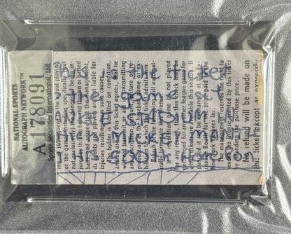 Mickey Mantle Yankees 500 HR Ticket Stub 1967 Signed Psa 9 500 HR AUTO POP 1