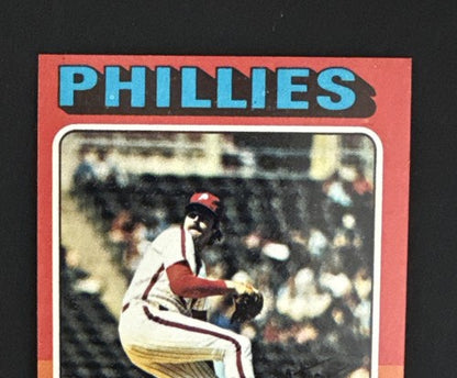 1975 TOPPS BASEBALL SET BREAK 185 STEVE CARLTON Phillies MINT SHARP  Pack Fresh