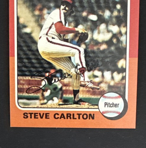 1975 TOPPS BASEBALL SET BREAK 185 STEVE CARLTON Phillies MINT SHARP  Pack Fresh