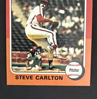 1975 TOPPS BASEBALL SET BREAK 185 STEVE CARLTON Phillies MINT SHARP  Pack Fresh