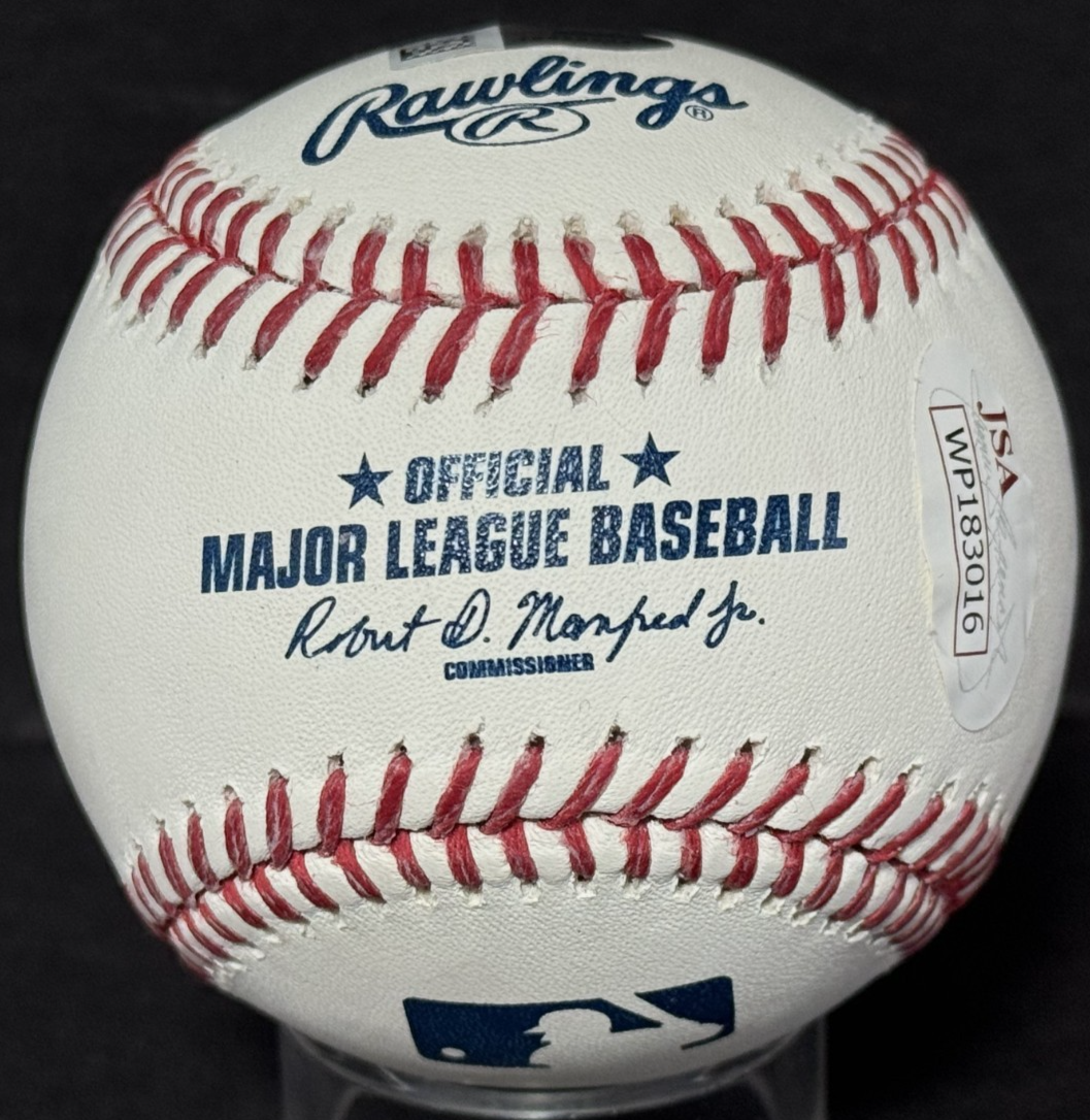 Dennis Eckersley Signed Official Mlb Baseball HOF 2004 Auto JSA COA Oakland A's