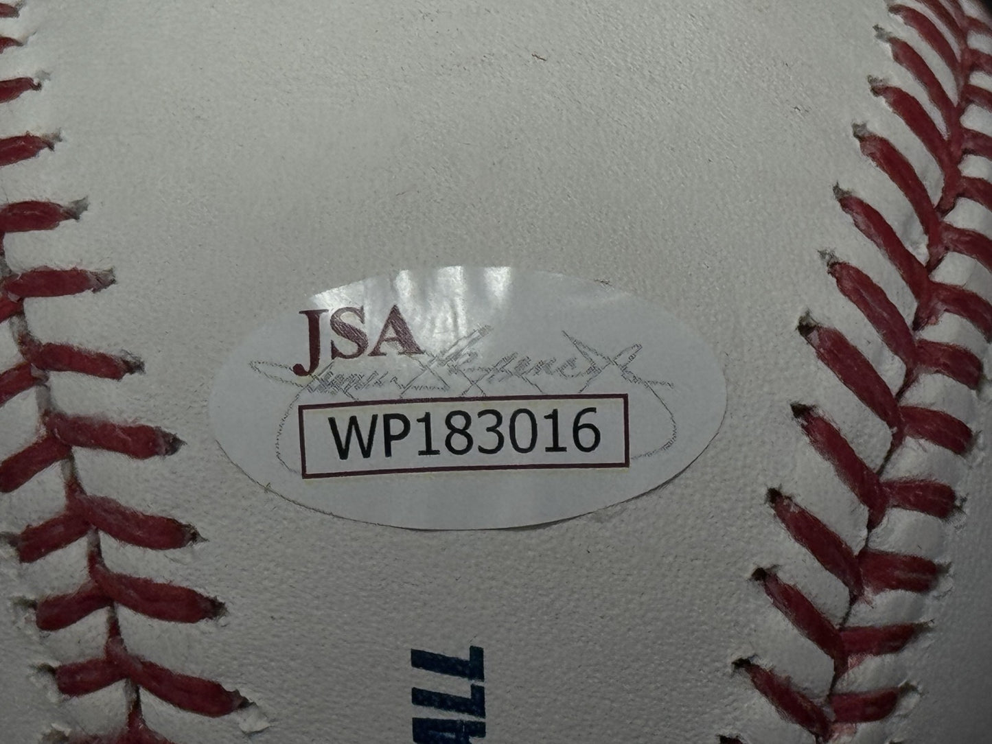 Dennis Eckersley Signed Official Mlb Baseball HOF 2004 Auto JSA COA Oakland A's
