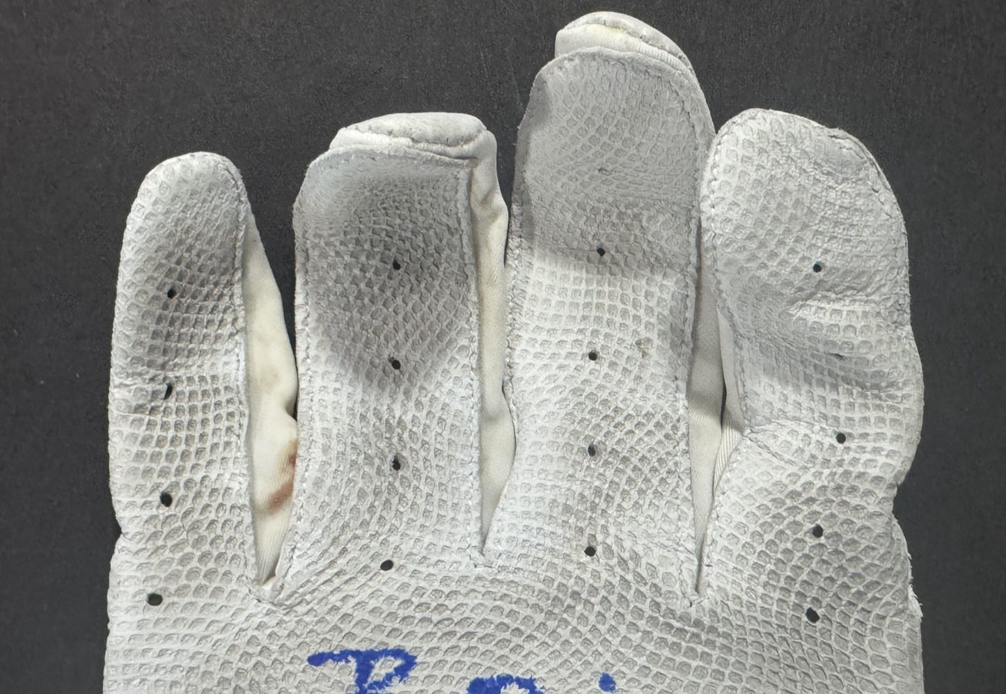 Ben Rice Yankees Signed Game Used Franklin Batting Gloves 2025 Auto Steiner COA
