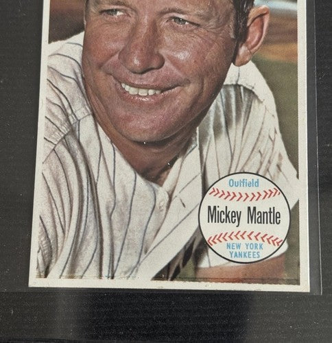 1964 Topps Giant #25 Mickey Mantle Mint eBay Certified Sharp Centered Clean