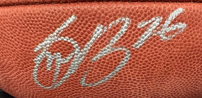 Saquon Barkley Signed Wilson Pro Duke Football Auto JSA COA Eagles Giants ROY