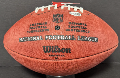 Saquon Barkley Signed Wilson Pro Duke Football Auto JSA COA Eagles Giants ROY