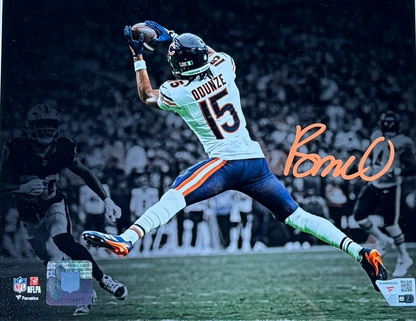 Rome Odunze Signed 8x10 Photo Framed Chicago Bears Auto Fanatics COA