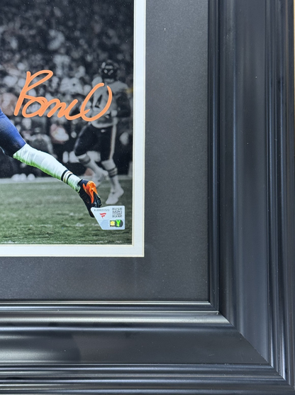 Rome Odunze Signed 8x10 Photo Framed Chicago Bears Auto Fanatics COA