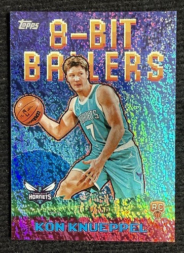 2025-26 Topps 8 Bit Ballers Kon Knueppel Rc #8B-34 Holo /150 Mint Rookie