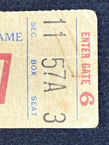 Giants Vs Cleveland Browns Ticket Stub Yankee Stadium 12/12 1964 Jim Brown Td