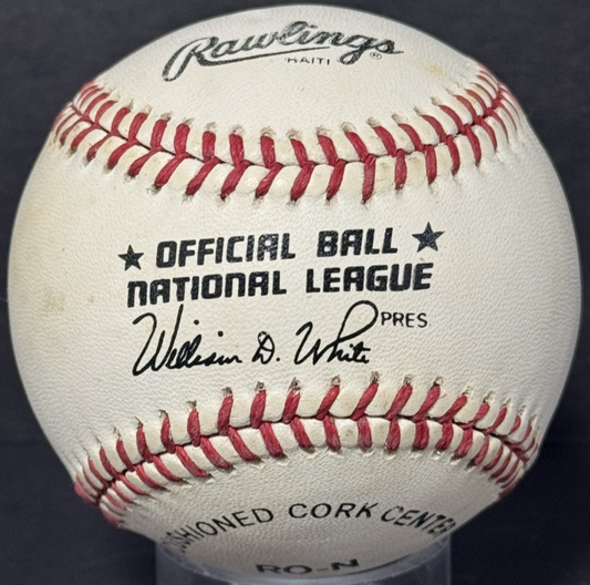 Pete Rose Signed Official NL Baseball JSA Letter Loa Cincinnati Reds Auto