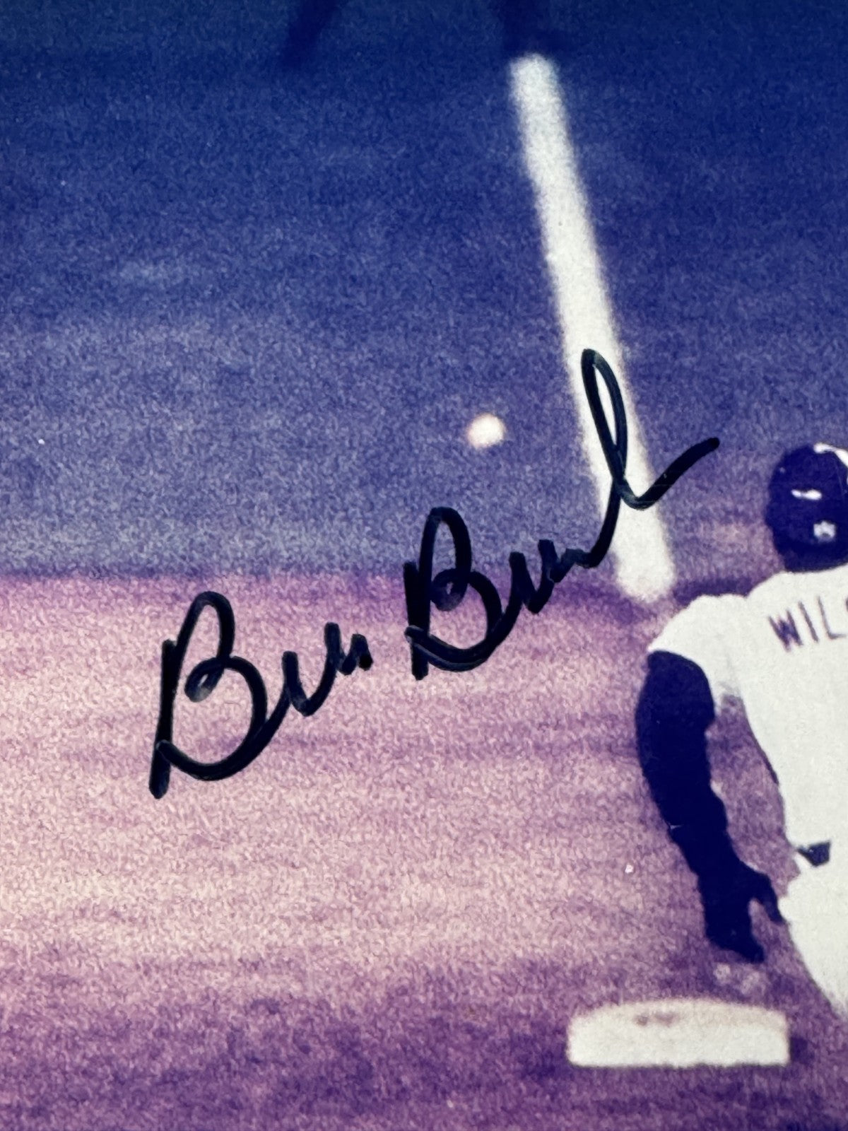 Mookie Wilson Bill Buckner 1986 WS METS Signed 8x10 Framed Photo Steiner & MLB