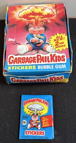 1985 Topps Garbage Pail Kids 2nd Series Sealed Wax Pack Series 2 OS2 From Box