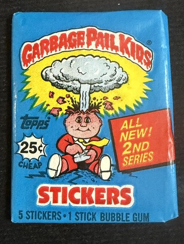 1985 Topps Garbage Pail Kids 2nd Series Sealed Wax Pack Series 2 OS2 From Box