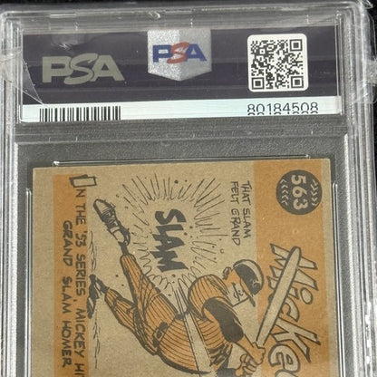 Mickey Mantle 1960 Topps All-Star #563 Yankees PSA 4 Razor Sharp Clean Nicer